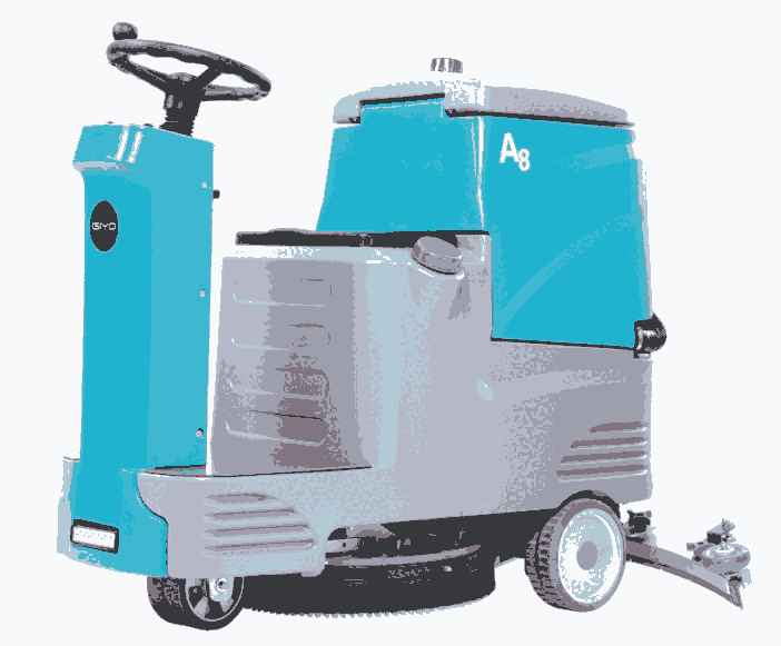 潔耀A8駕駛式洗 海寧商超物業(yè)工廠保潔刷地機(jī)