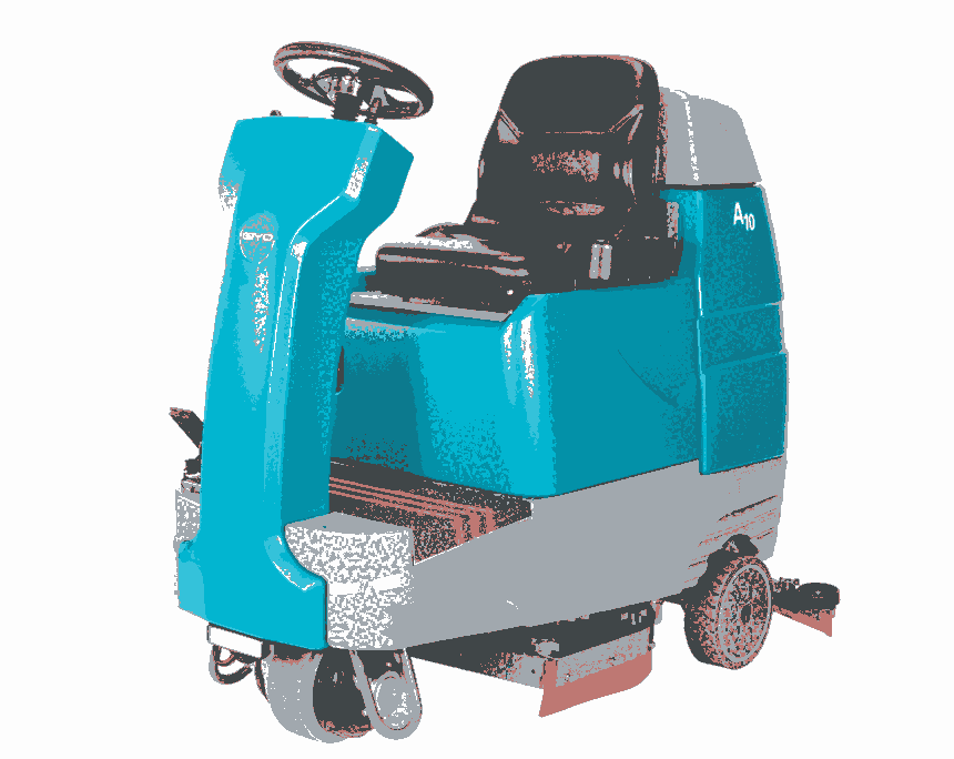 潔耀A10駕駛式洗地機(jī) 海寧電子機(jī)械工廠車間倉庫刷地機(jī)