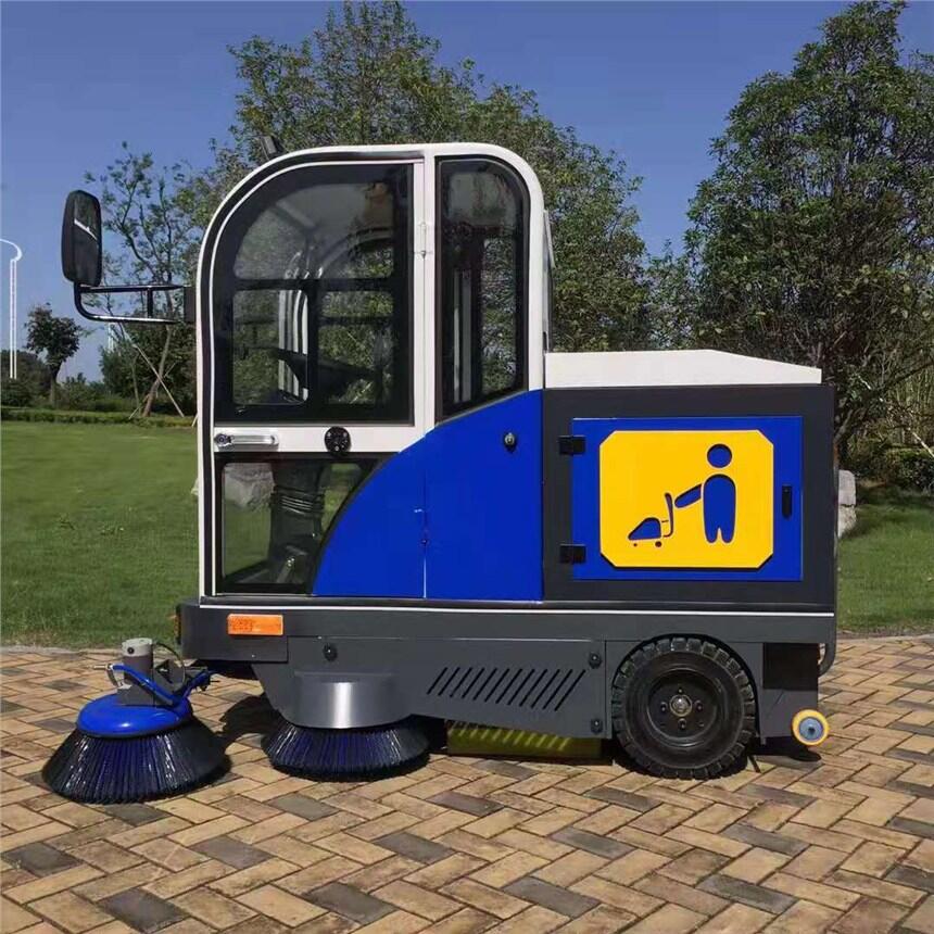 五刷全封閉式清掃車JC1900  海寧社區(qū)工廠物業(yè)學(xué)校掃地機供應(yīng)商
