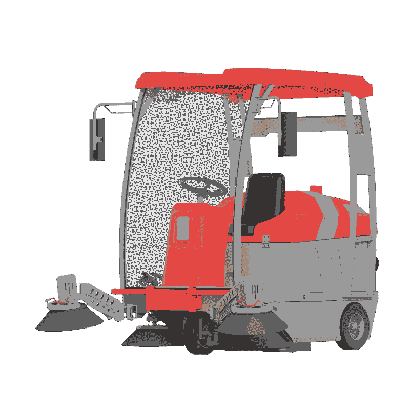凱迪斯S8半封閉駕駛式掃地車 平湖工業(yè)工廠機場物業(yè)馬路用電動掃地機