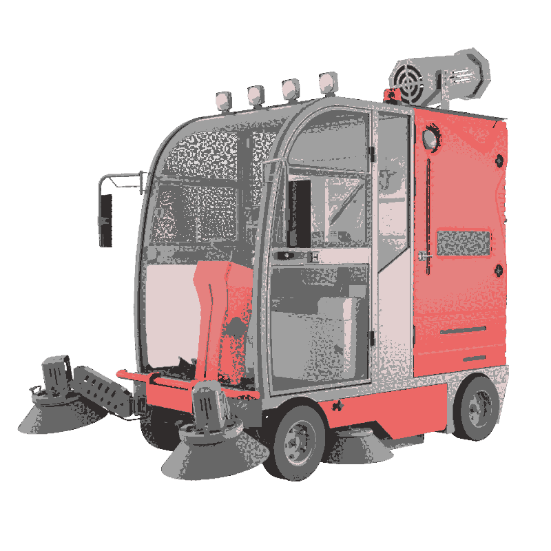 海寧凱迪斯S16封閉式掃地機(jī) 工廠物業(yè)園區(qū)道路落葉樹葉清掃智能電動(dòng)四輪清掃